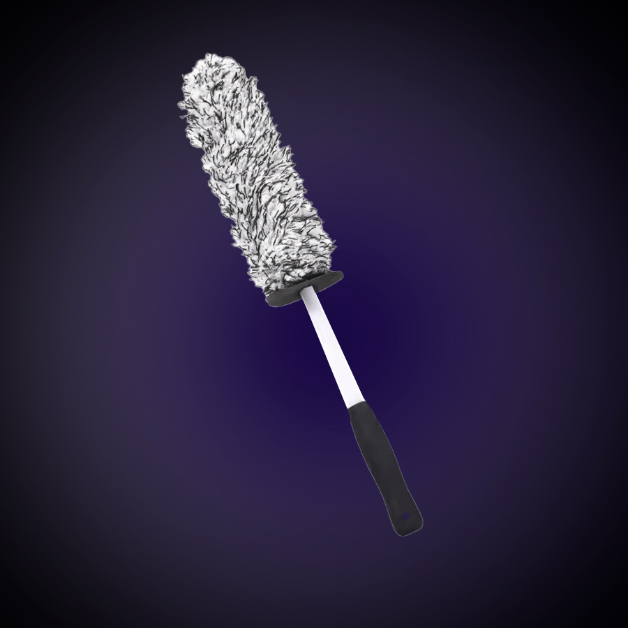 cepillo para llantas de microfibra